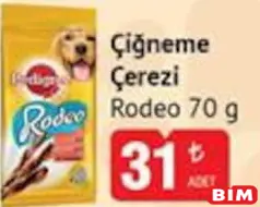 PEDİGREE RODEO ÇİĞNEME ÇEREZİ KÖPEK ÖDÜL MAMASI 70 G